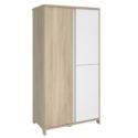 Galipette sacha armoire 3 portes finition chene 98x57x185cm