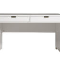 Bureau Avec 2 Tiroirs Mix Blanc