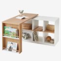 Bureau coulissable TOUPIE – blanc