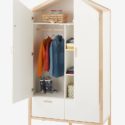 Armoire cabane ROBINSON – blanc mate