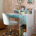 Bureau enfant MARGUERITE – vert sauge