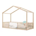 Lit Cabane Robin pour Enfant 90×200 cm en Bois